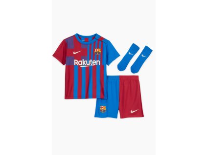 Komplet pro batolata Nike FC Barcelona 2021/22 Stadium domácí (3-36 měsíců)