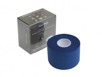 Barevná neelastická tejpovací páska Kine-MAX Team Tape 3,8cm x 10m - Modrá