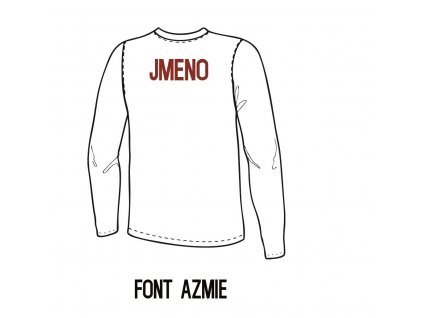 Potisk textilu - Jméno (AZMIE)