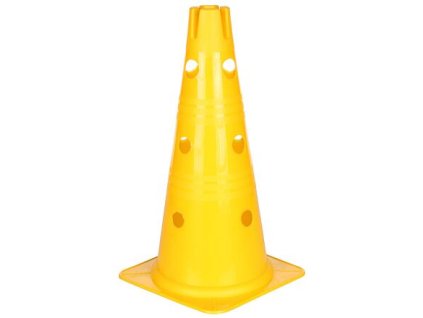 Vario kužel s otvory žlutá 38 cm