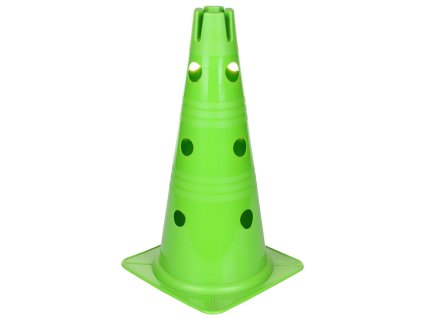 Vario kužel s otvory zelená 38 cm (Balení 1 ks)