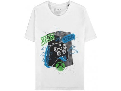Pánské tričko Xbox: Turn Dreams (2XL) bílá bavlna