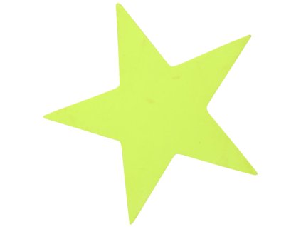 Star značka na podlahu žlutá
