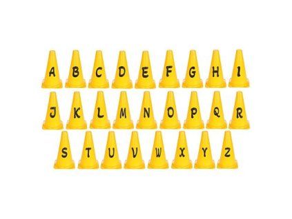 Alphabet Set kužely s písmeny