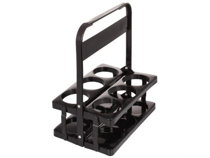 Holder 6 plastový nosič lahví černá