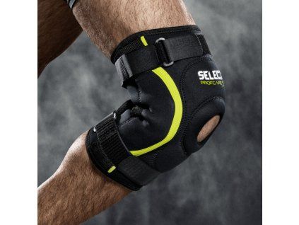 Bandáž kolene Select Knee support w/splints 6204 černá (Velikost M/L)