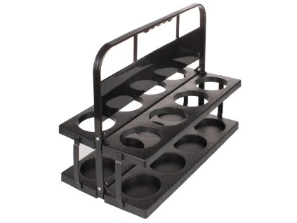 Holder 8 plastový nosič lahví černá