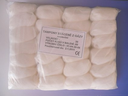 tampony rucne stacene z gazy ze 100 bavlny original
