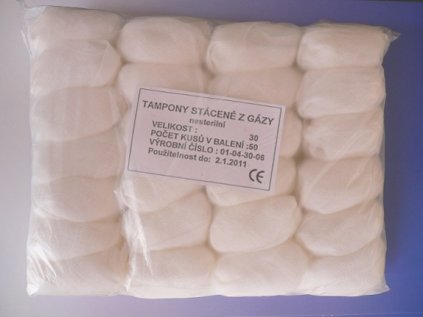 tampony rucne stacene z gazy ze 100 bavlny original