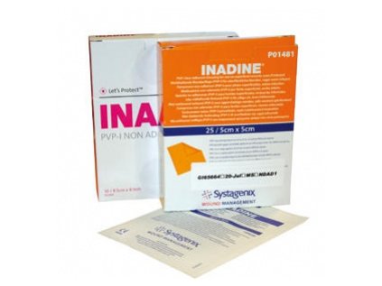 Inadine 5x5 cm - 25 ks