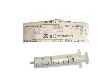 Injekční stříkačka BD 20ml - 80 ks