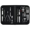 Manikúra a pedikúra set 12 dílů v praktickém pouzdru