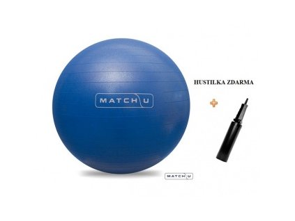 Lopta rehabilitačná ABS Match-U + hustilka - Ø 50/55 červená