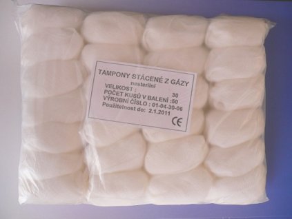 tampony rucne stacene z gazy ze 100 bavlny original