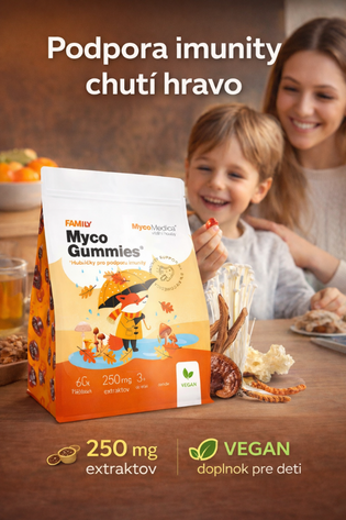 Mycogummies zdravé mlsanie