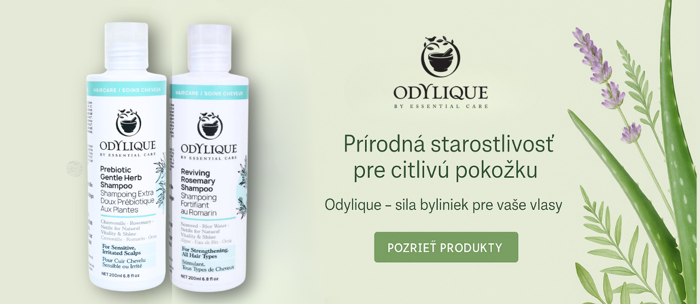 Prírodná starostlivosť o citlivú pokožku - šampony a kondicionéry Odylique