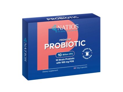 Premium Probiotic 10 Billion CFU 60 kapsúl NATIOS