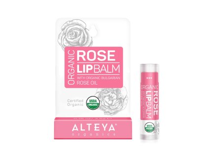 Balzam na pery Ružovým olejom Alteya Organics