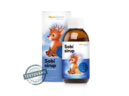 Sobí sirup MycoMedica 200 ml – podpora nosa, dutín a dýchacích ciest detí