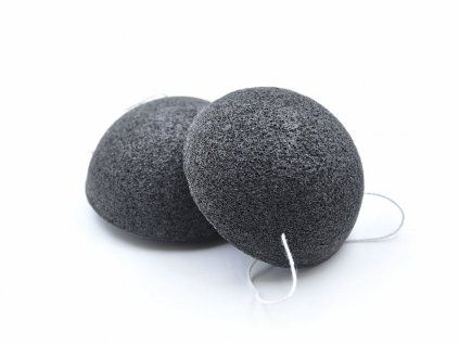 konjac hubka bambusove uhlie