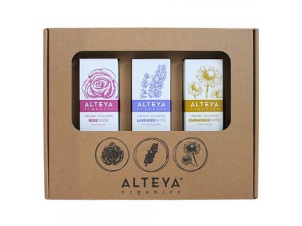 darcekova sada kvetinove vody alteya organics