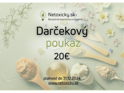 Darčeková poukážka €20