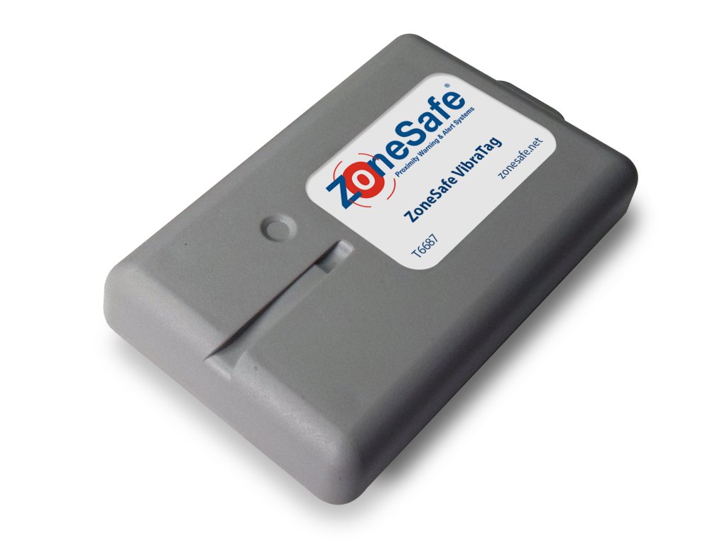 ZoneSafe VibraTag Grey (Pedestrian)