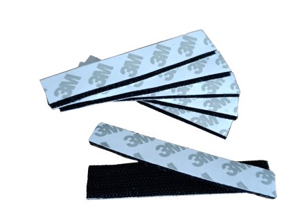 Samolepící suchý zip 3M 85x15mm; 6 párů