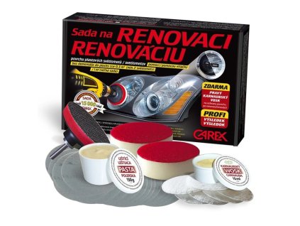 Velká sada na renovaci a leštění světlometů CR-002
