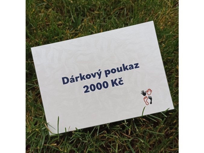 Dárkový poukaz 2000Kč