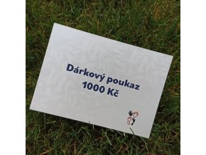 Dárkový poukaz 1000Kč