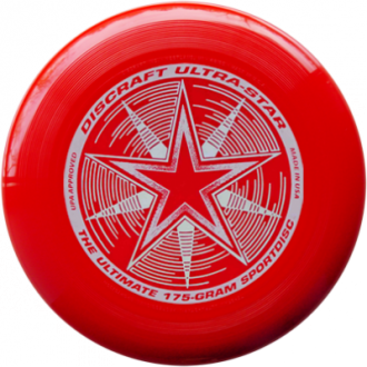 Frisbee ULTRA STAR - červený