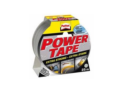 4521 pattex power tape stribrna 25 m lepici paska