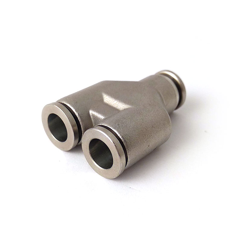 Y-Steckverbinder aus Edelstahl 4 mm
