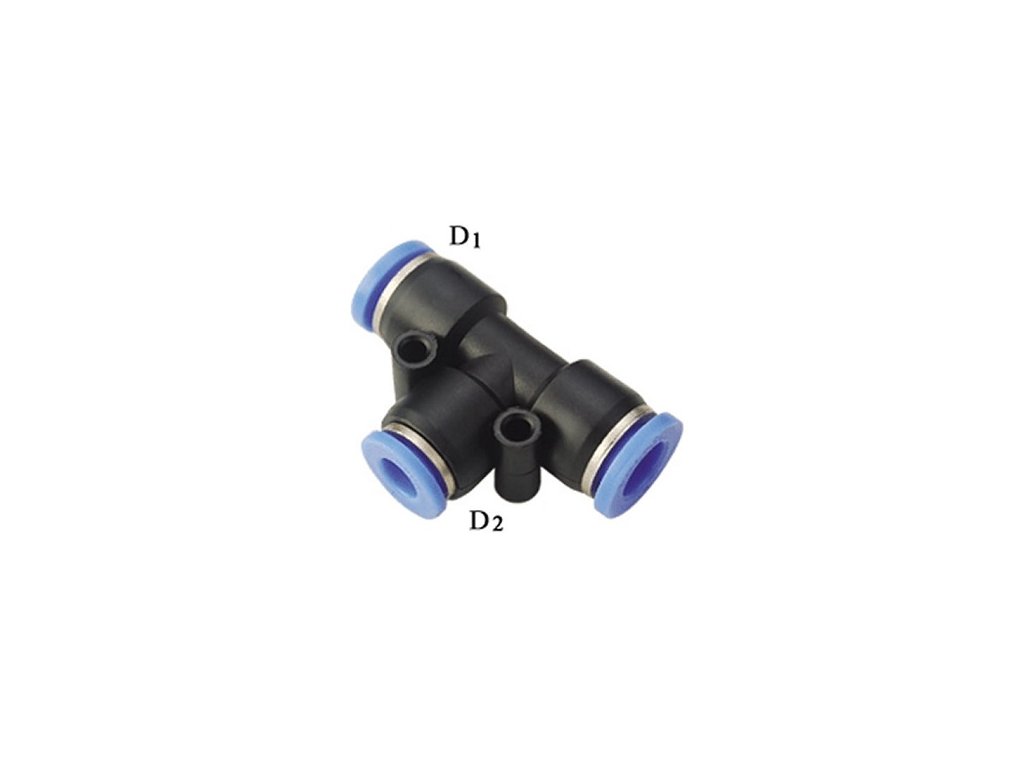 Reduzierter T-Steckverbinder 12/10/12 mm