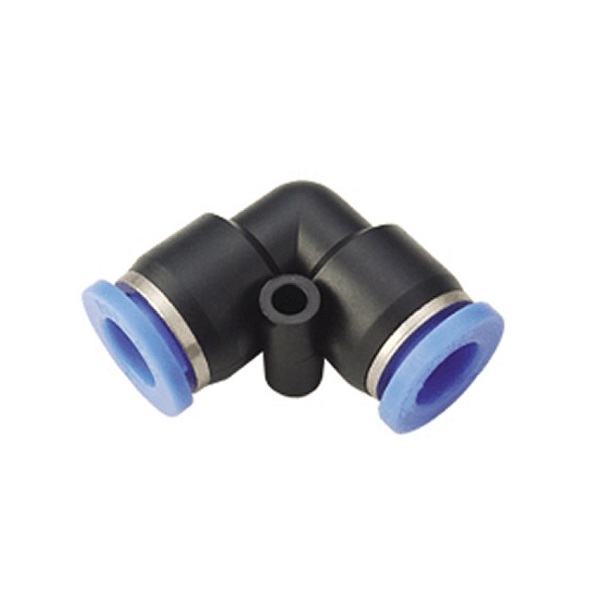 Pneumatická spojka plastová úhlová 14 mm
