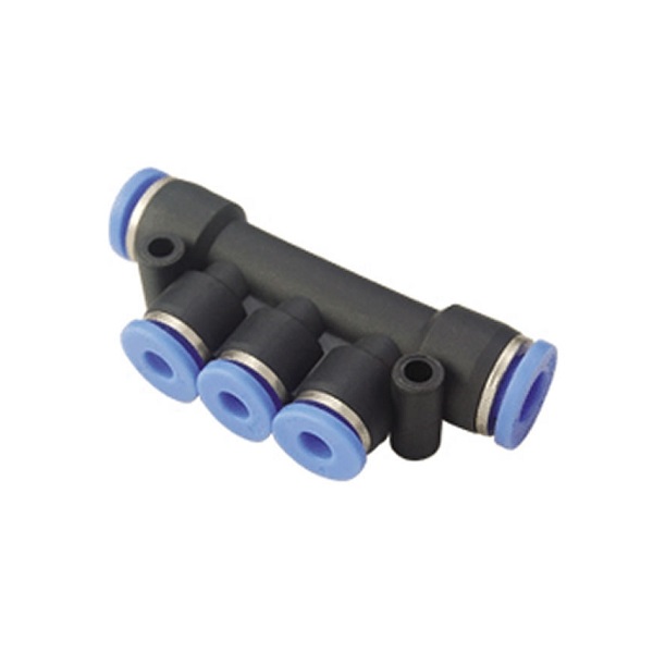Pneumatická spojka nástrčná - rozdělovač 8 mm