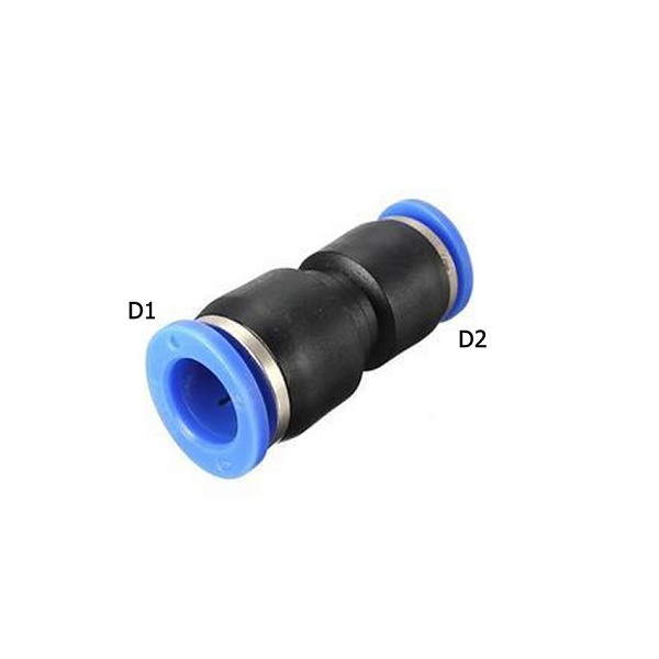 Pneumatischer reduzierender Steckverbinder 6/4 mm