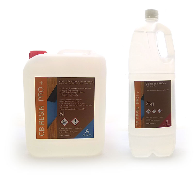 CB RESIN PRO+ 7kg čirá licí epoxidová pryskyřice
