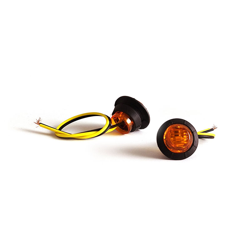 LED Leuchte 12-24V (rund, orange)