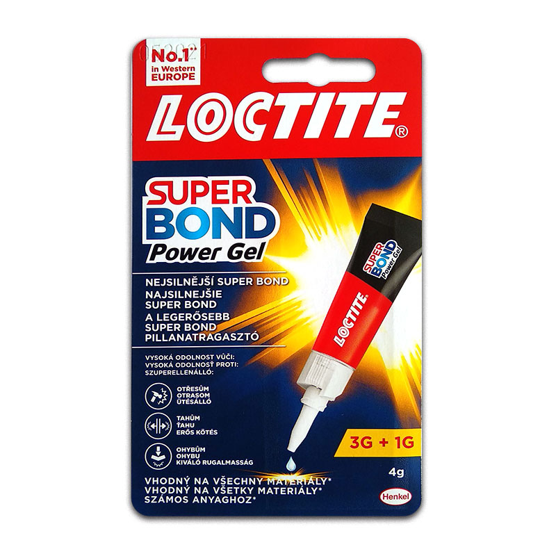 Loctite Super Bond Power Gel - 3g + 1g