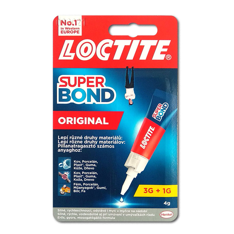 Loctite Super Bond Original - 3g + 1g