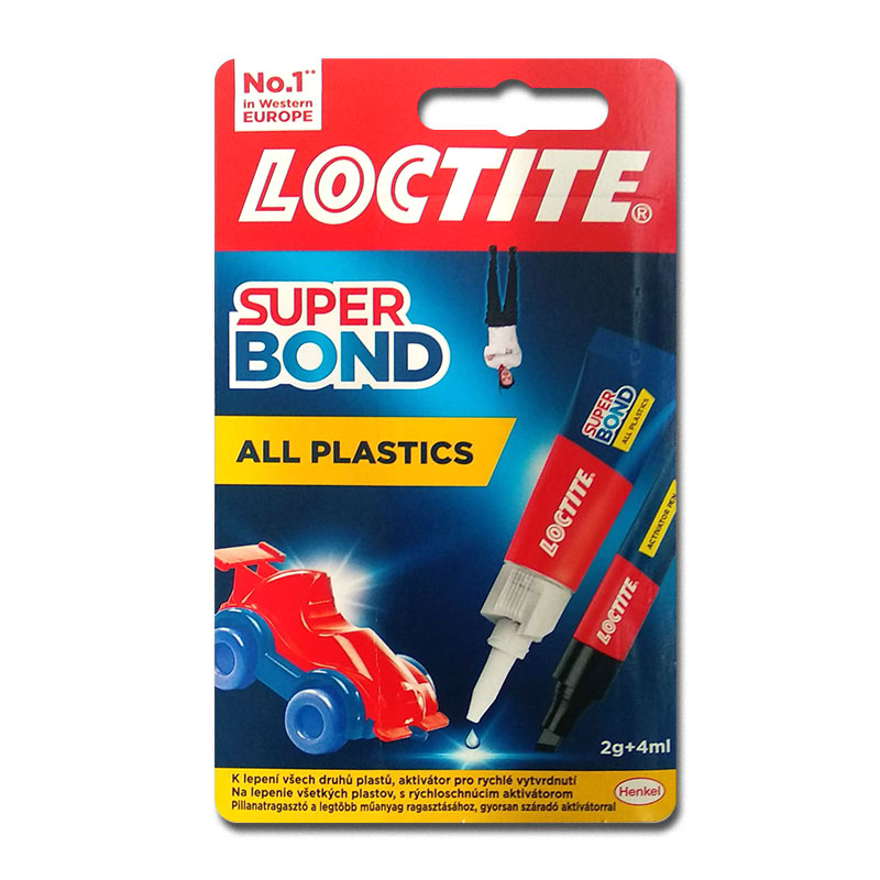 Loctite Super Bond All Plastik - 2 g + 4ml