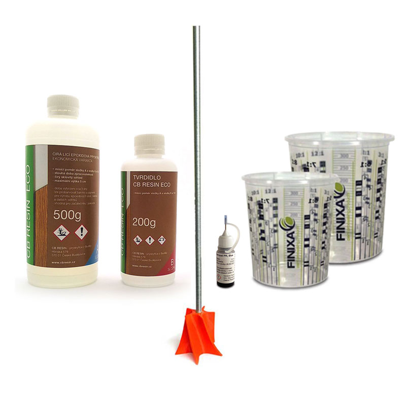 CB RESIN ECO SADA 700g Barva pigmentu: Červená