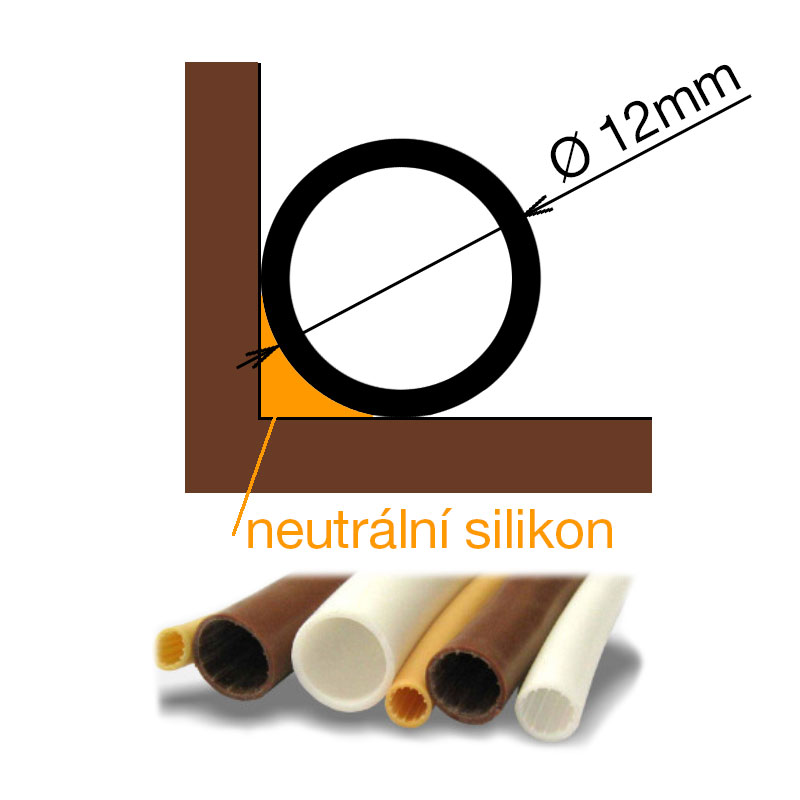 Těsnění SILLEN A13/12 bílá silikon
