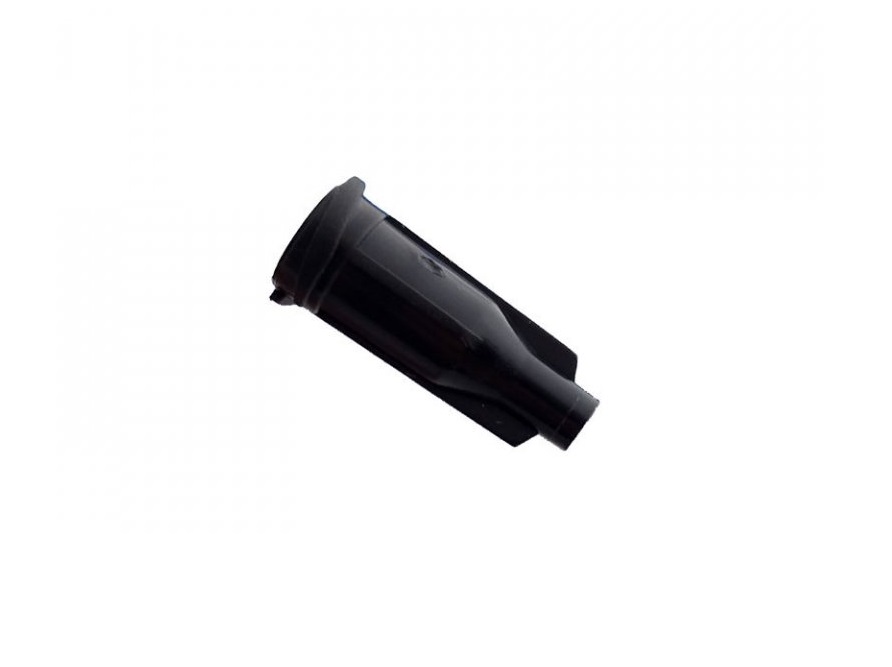 Verschluss mit Gewinde Luer Lock (schwarz)