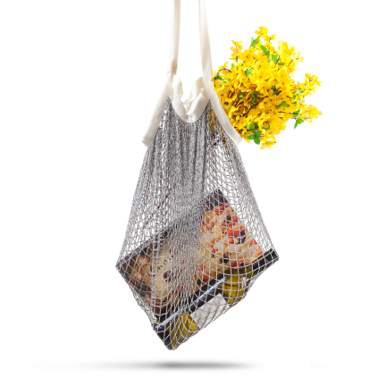 BAMBOO BASKET black - over shoulder Net bag