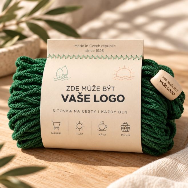 Zde může být vaše logo. 🤍 Síťovka, která ponese vaši značku dál. Vyberte si vlastní barvu a doplňte ji logem na obalu,...