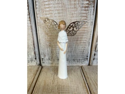 Anděl s kovovými křídly-malý
