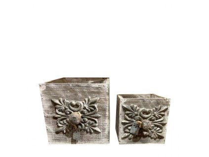 Set šuplíků šedých s plastem uvnitř